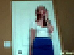 Femdom commands open wide for hot cum load CEI session