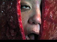 oh man girls playing with voodoo doll... one slips right up her pussy!?