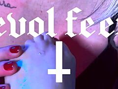 Be My Foot Sucking Goddess with Deepthroat and Spits!