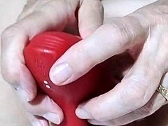 my new clit sucker toy makes this housewife orgasm nonstop