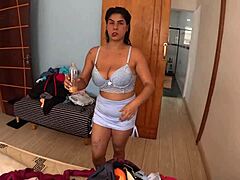 mirella sanchez backstage bathroom big tits pussy juicy latina milf
