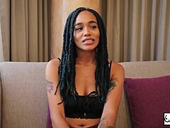 Julie Kay's Trimmed Pussy BDSM Ride on King Noire's Dick