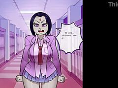 raven schoolgirl's big ass destroyed by monster cock anal