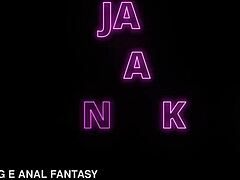 inked slut's holes gape from huge cock double penetration anal creampie