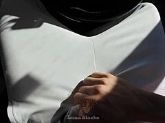 morena cachonda folla conductor taxi paga viaje luna black