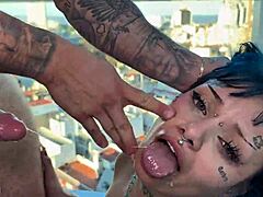 hey two monster cocks wreck tattooed pussy