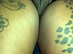 boyfriend's huge black cock makes her drip 😍