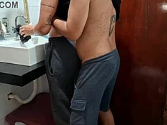 hey boss catchin maid in bathroom while wife sunbathes outside?