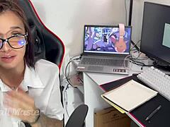 college student sucks prof cock to pass class