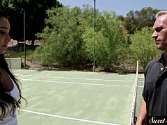 curvy teen sneaks ride on stepdad's throbbing hard cock