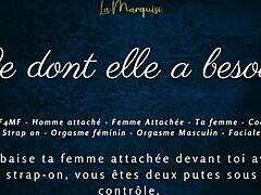 French femdom couple dishes out her humiliating needs!