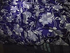 chubby latina stepmom lies horny on my bed waiting