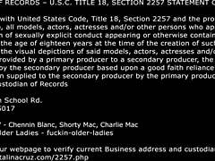 Chennin Blanc Granny Takes Two Big Black Cocks