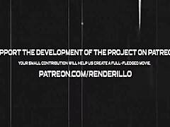 reborn ai tailor fingers ass before wild blowjob fuck