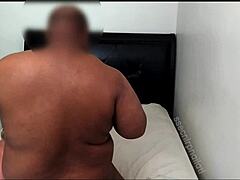 wanna watch this fat masked bbw bend over for her tanned coworker's doggystyle dick?