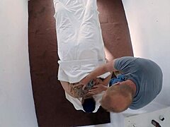 raven grey's massage turns into my happy ending i couldn't resist her shaved pussy!!