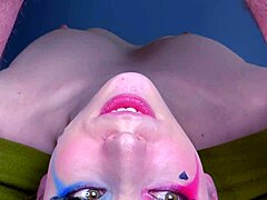 whoa that slut gags hard on huge cock in sloppy deepthroat cosplay chokefest!