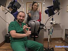 kalani luana licks balls in latex bdsm backstage