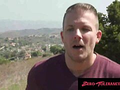 after her workout run, the blondie neighbor gets a deep anal pounding from zerotolerancefilms.