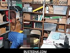 Busted4k Lp Officer Dips Arie Faye Ebony Pussy