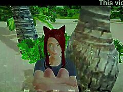 brunette milf plays erotic ass tits game