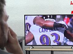 She Rides Stepdad's Monster Cock After His Workout Returns