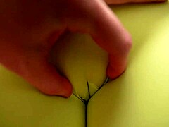 rubbing my juicy wet pussy through tight leggings up close!