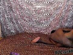 my ebony wife takes that huge black cock deep in her ass homemade