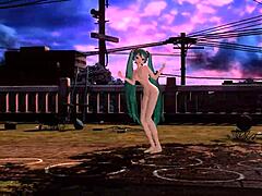 初音未来裸模秀巨奶肥臀骚穴