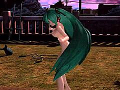 hatsune miku nude mod shows off huge tits ass pussy