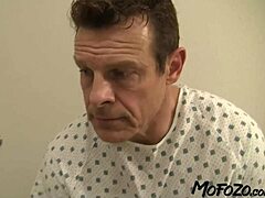 Horny Big Tits Doctor Sucks Patient Cock