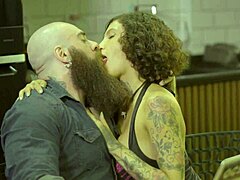 couple skips their night out to stay home and fuck wildly with big ass brunette girlfriend giving blowjob and anal