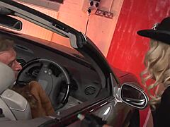 Cindy Behr Rides Mans Cock Hard