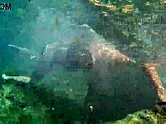 Hot milf dives into underwater PUSSY pounding and deepthroat action