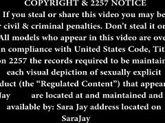 sara jay's huge tits and ass get licked hard