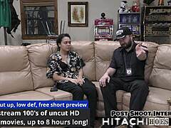 freshman mara luv humiliated with hitachi vibrator to mandatory orgasm pov backstage