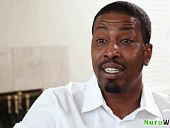 Busty Blonde Milf Kenzie Taylor Slathers Nuru Gel On Isiah Maxwell!