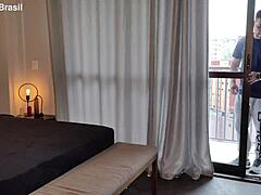 Pornstar Brasil's Huge Brazilian Cock Explodes Cum!