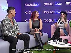 Christy Evans spanks and fucks Dani Ortiz wildly!