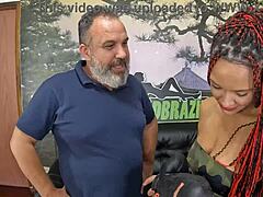 baiana slut fucked raw first time interracial brazilian style?