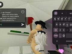 femboy lures me to room for rough tits-out shemale fuck in brookhaven