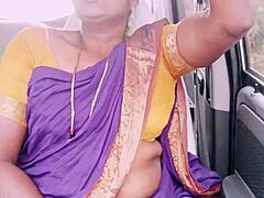 house maid drops dirty telugu talk during wild car sex ride