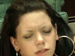 this teen virgin slut's smooth pussy gets a hot cum shower