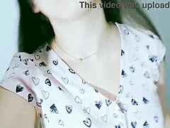 just a cute girl in white skirt getting naughty with tongue play 😛✨