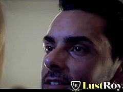 Pretty blonde milf rides big cock till creamy pussy cumshot explosion