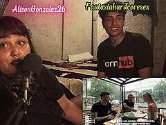 alisongonzalez26 reacts to argentine porn gets chubby blowjob pija suck