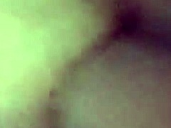 lover bends me over for rough doggy while home alone