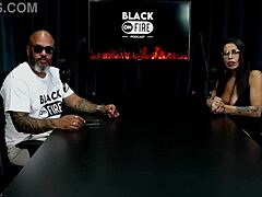 naughty teen strips rips clothes bares huge tits