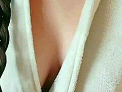 Cute Pigtail Student Horny Post-Shower Gropes Big Natural Tits Pussy Ahegao Tongue Out