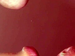 Japanese babe close-up monster cock cum in mouth swallow pt 04